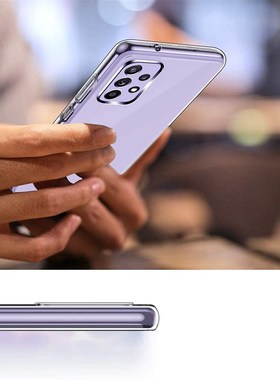 Clear Silicone Soft Phone Case For Samsung Galaxy A72 A52 A3