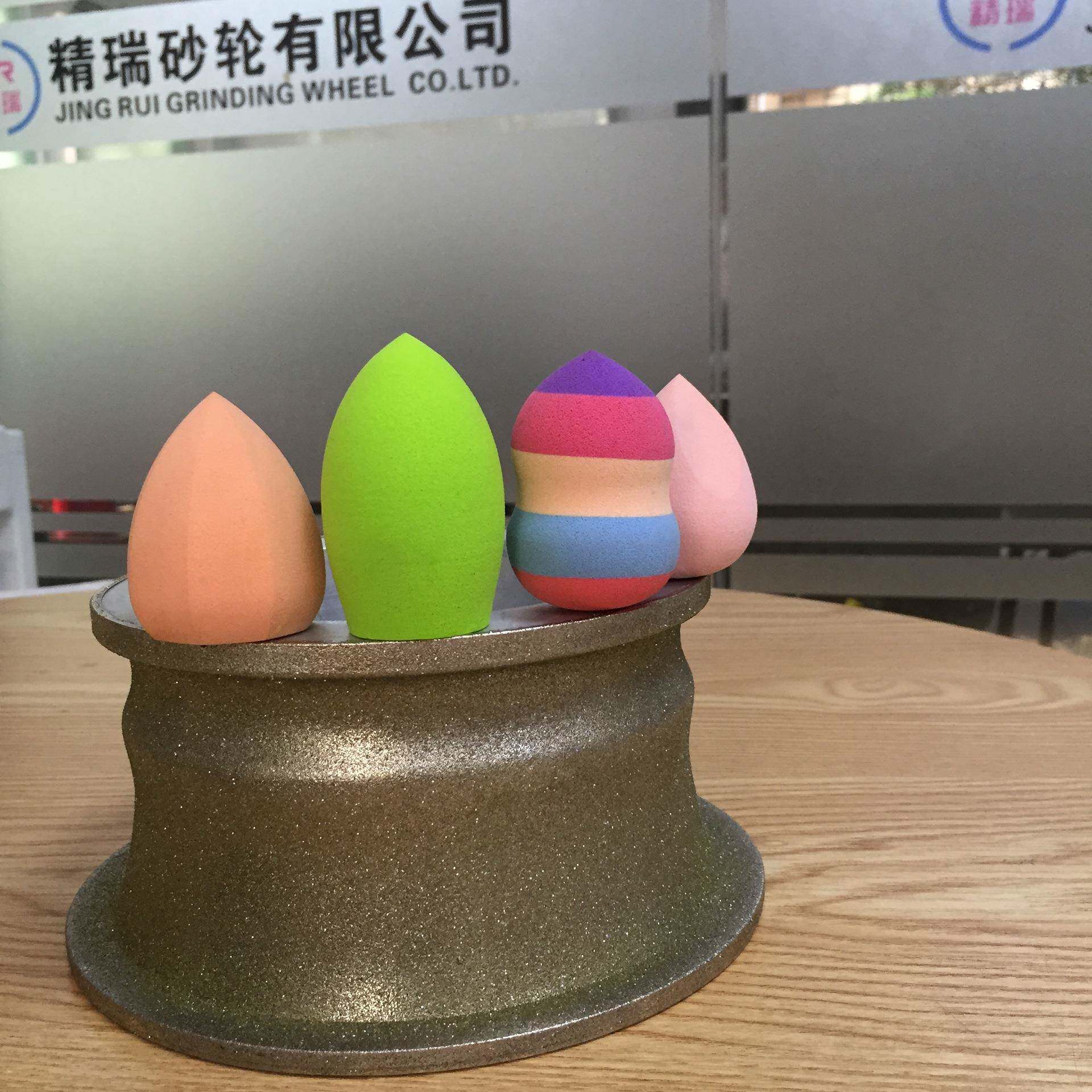 直销粉扑电镀金刚石砂轮化妆棉形状模型砂轮
