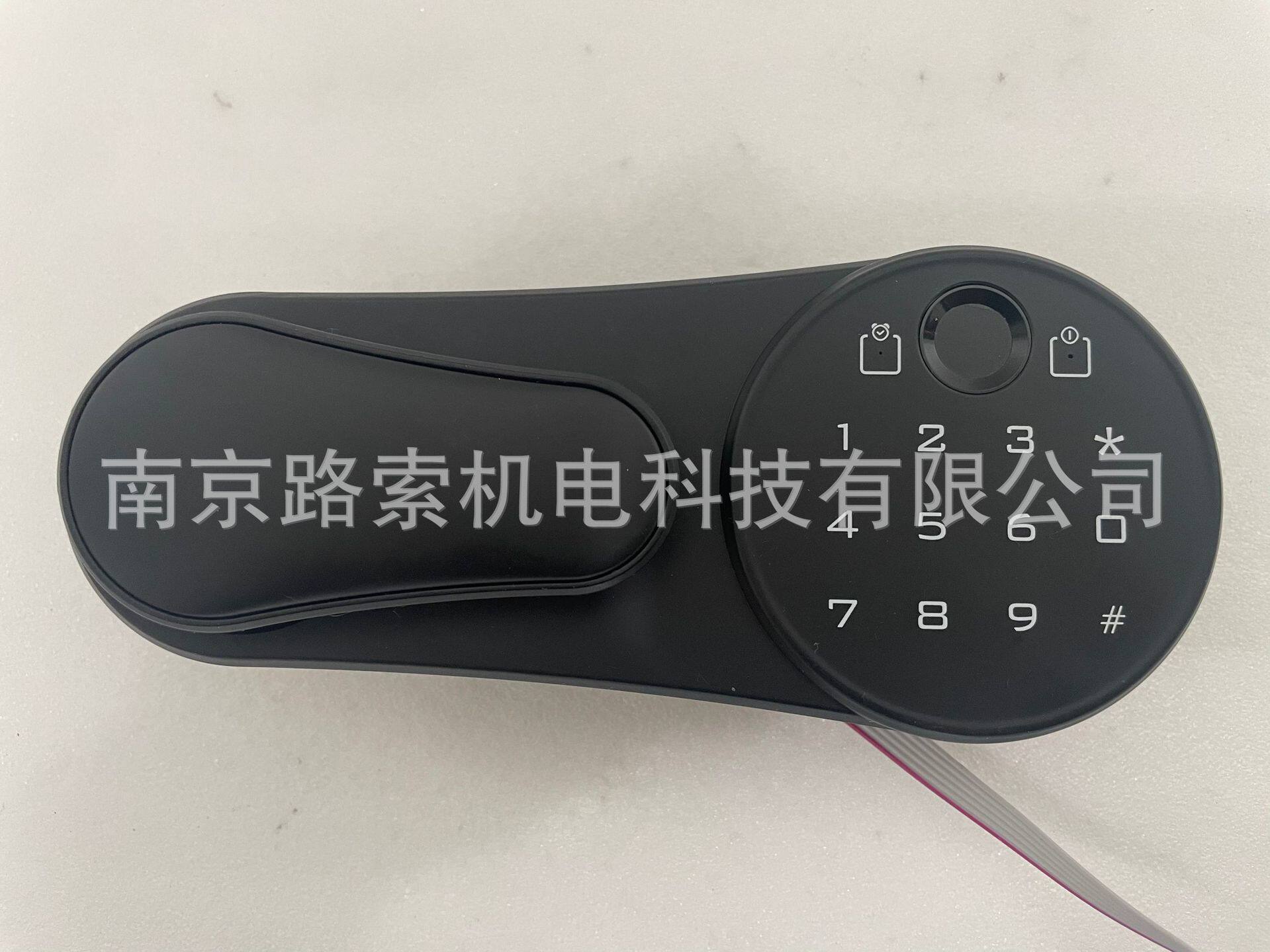 厂家供应保险箱指纹密码锁新款带把手呼吸灯指纹文件柜锁枪柜指纹