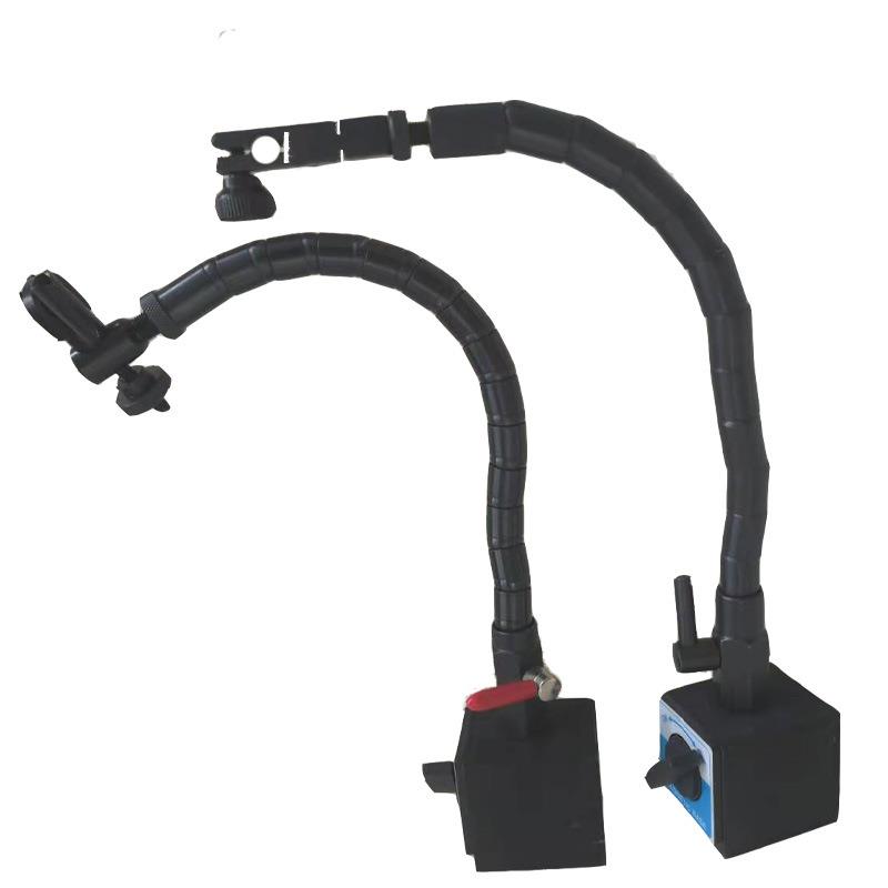 万向蛇形磁性表座柔性磁力表架磁力座强磁百分表磁力座