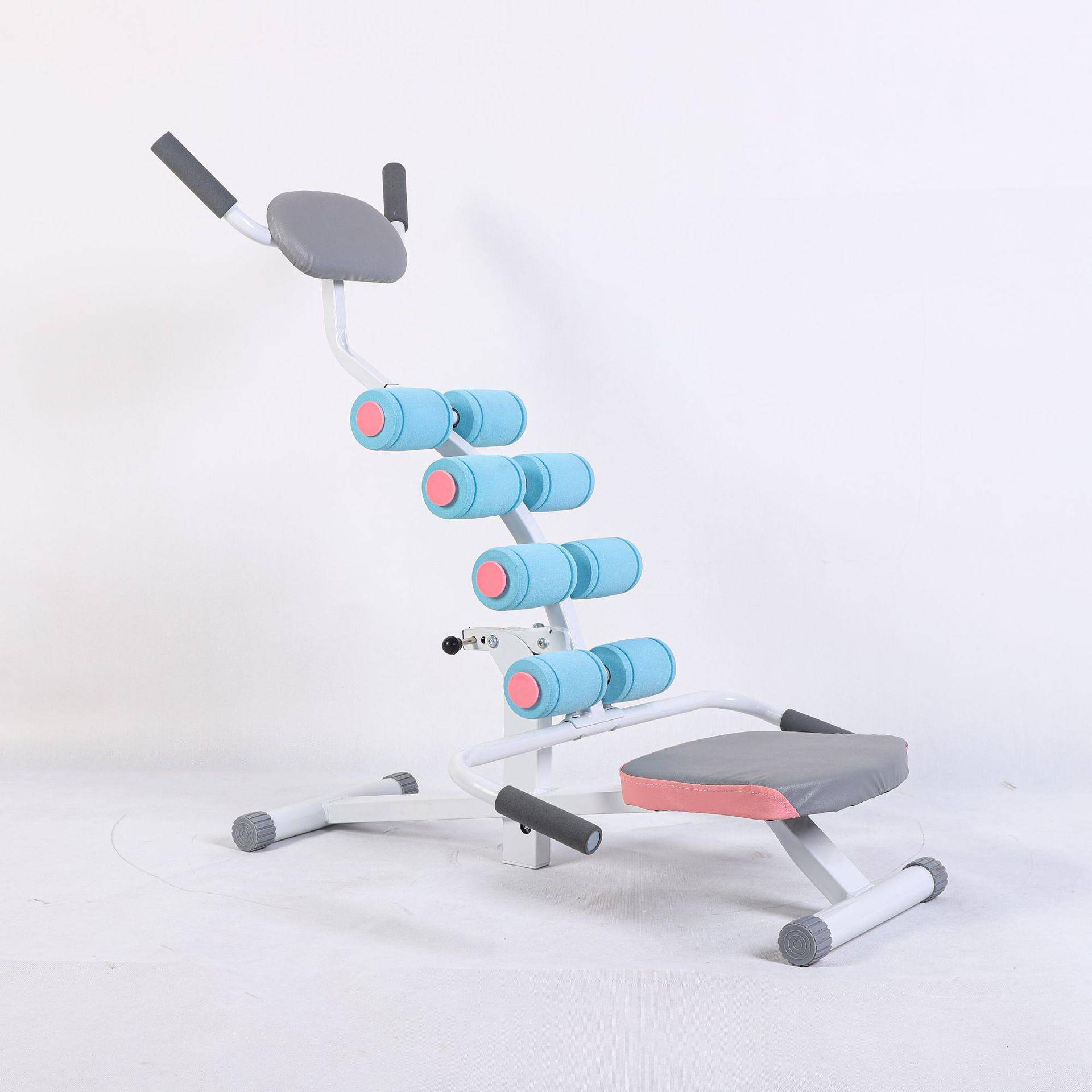 健腹机挺腰器懒人收腹机仰卧起坐辅助器室内健身器材卷腹健腹轮