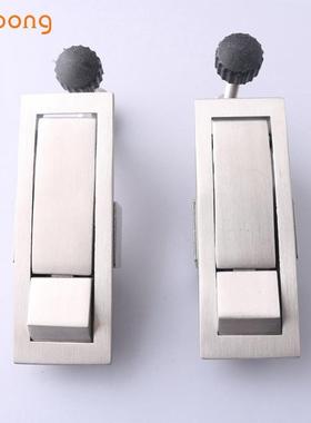 MS708-2-3不锈钢平面锁电柜门锁配电箱电柜控制机箱柜门弹跳锁