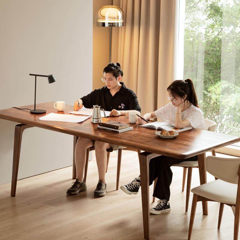 北美黑胡桃木家用实木餐桌长桌子现代简约原木办公桌全套家具,鲜花速递/花卉仿真/绿植园艺,割草机/草坪机,淘宝优惠券,粉丝福利购,淘宝优惠卷