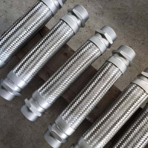 金属软管304不锈钢波纹软管螺纹法兰软连接软接头