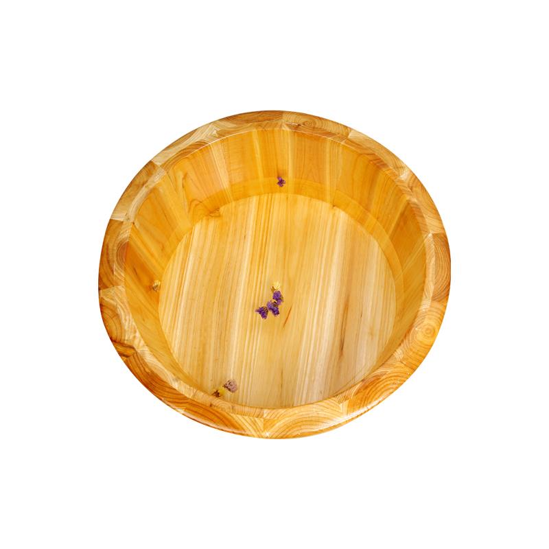 洗脚盆小木盆水桶泡脚木桶家用实木矮双人加大儿童成人足浴云