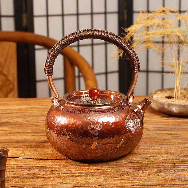 新款大容量铜壶1L一张打铜壶煮水套装无涂层紫铜壶烧水茶具,鲜花速递/花卉仿真/绿植园艺,割草机/草坪机,淘宝优惠券,粉丝福利购,淘宝优惠卷