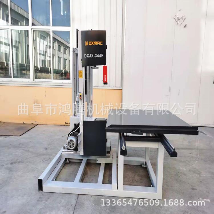 木工推台带锯机方木圆木通用滑轨推台带锯机尺寸支持送锯条