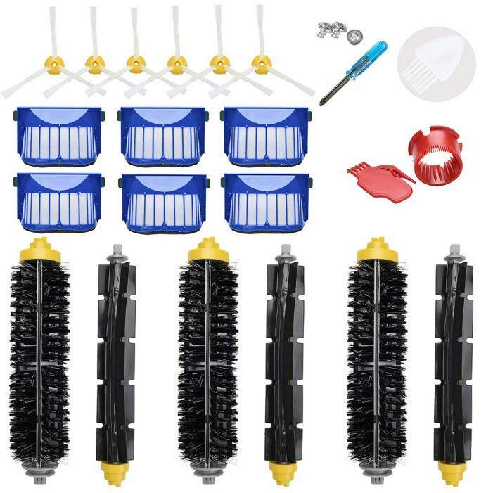 irobot扫地机配件600/650系列毛刷胶刷过滤网三角边刷耗材配件