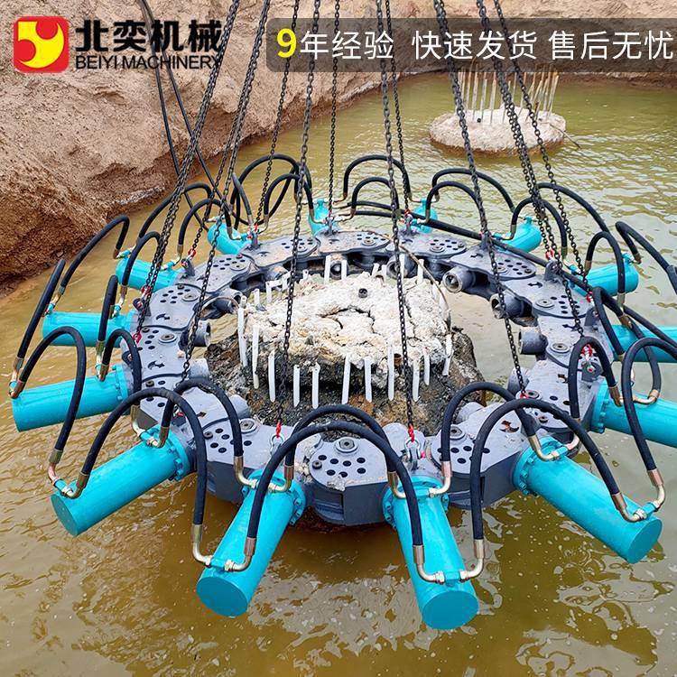 大小不同直径灌注桩破桩机液压破桩机破除桩头截除圆桩子机械