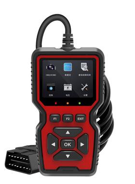 外贸热销V519OBD2Scanner彩屏10种语言彩屏汽车故障诊断仪obd2