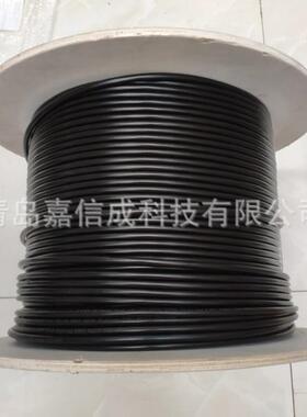 一舟超五类SF/UTP室外双屏蔽网线D156黑色HSYPP-5e阻水PE护套