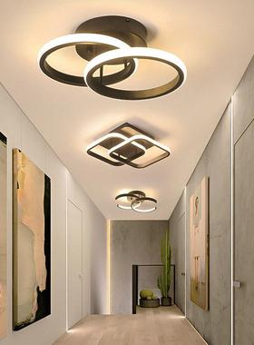 现代简约过道led灯门厅阳台过道玄关走廊创意个性简约led吸顶灯