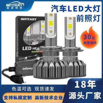LED汽车大灯高亮近光灯H1H4H790059006改装LED远光前照车大灯