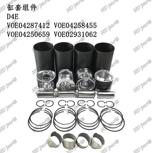 发动机配件沃尔沃适用缸套组件D4EVOE04287412VOE04258455