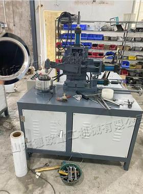 圆筒外翻边卷边机自动上料小直径风管翻边机全自动圆管翻边机