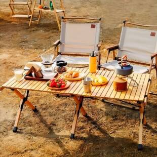 收纳便携户外写生野营露营折叠椅新款黑色实木可拆卸克米特椅