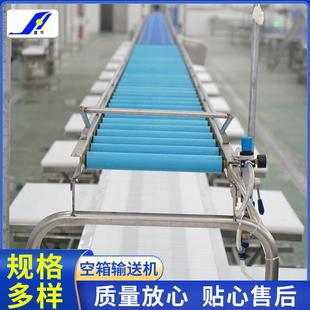 空桶空箱柔性夹持输送机纸箱爬坡标准铝型材机身跨楼层轻量化设计