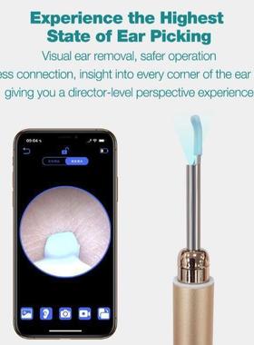 无线充电智能高清可视掏儿童成人耳勺发光耳镜清洁耳垢挖耳勺