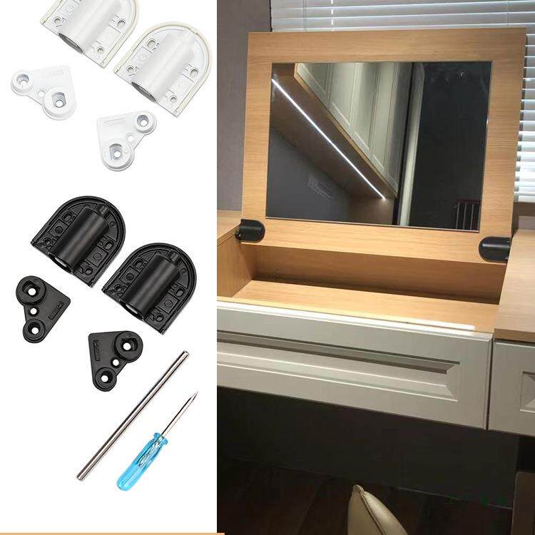 梳妆台上翻合页静音开合缓冲翻盖铰链五金配件化妆台镜上翻门铰链