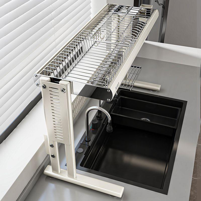 g8水槽沥水碗架不锈钢厨房多功能碗碟收纳洗碗碗盘置物架