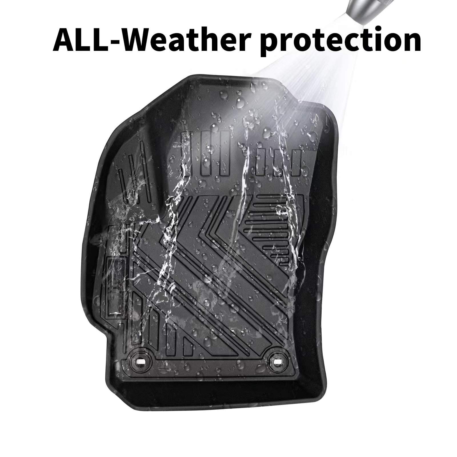 For 15-23 SIENTA NCP170 RHD TPE Car Floor Mat/Rear Trunk Mat