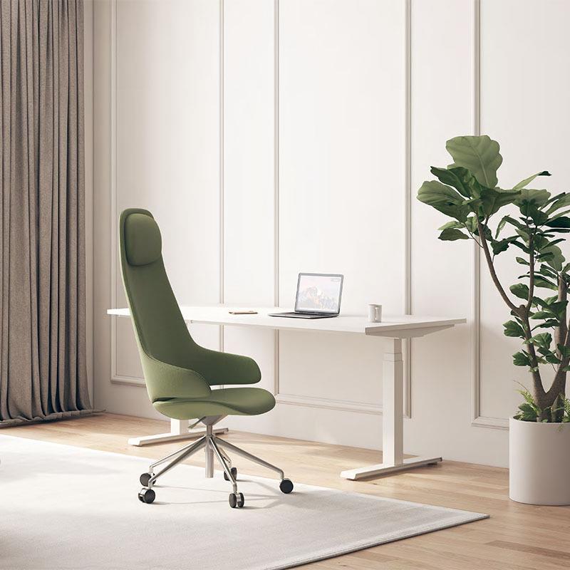 办公室办公电脑椅简约休闲会客转椅时尚久坐舒适椅洽谈等候接待椅