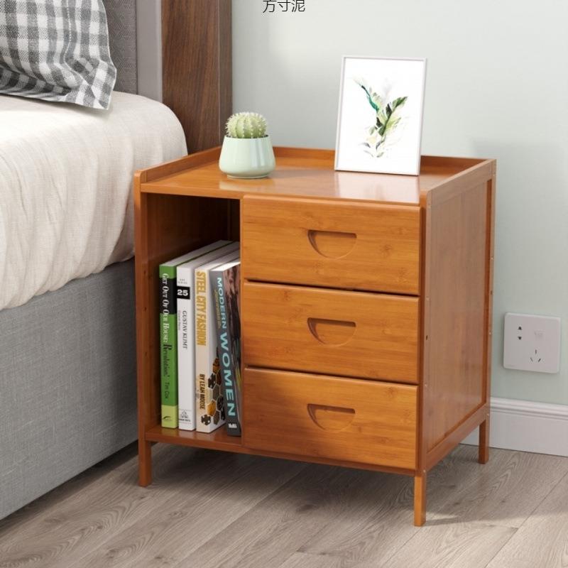 床头柜子卧室小户型简易置物架储蓄收纳柜美观经济型宿舍实木