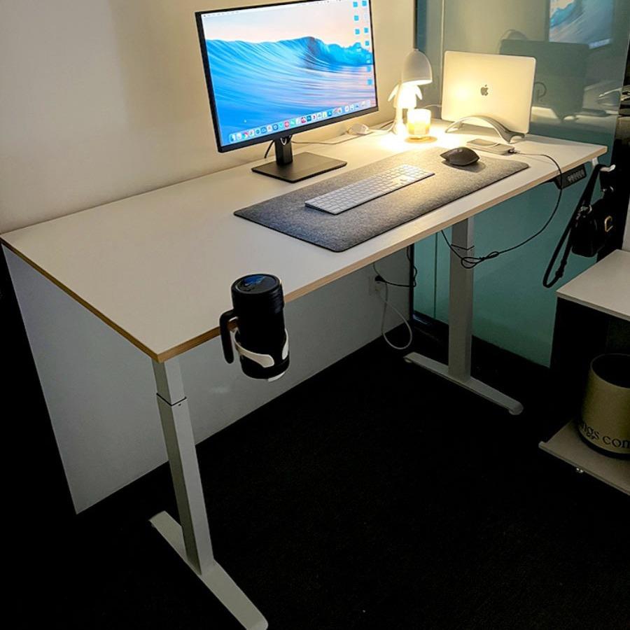 中古电动升降桌智能电脑桌可升降电竞桌子家用学习办公书桌工作台