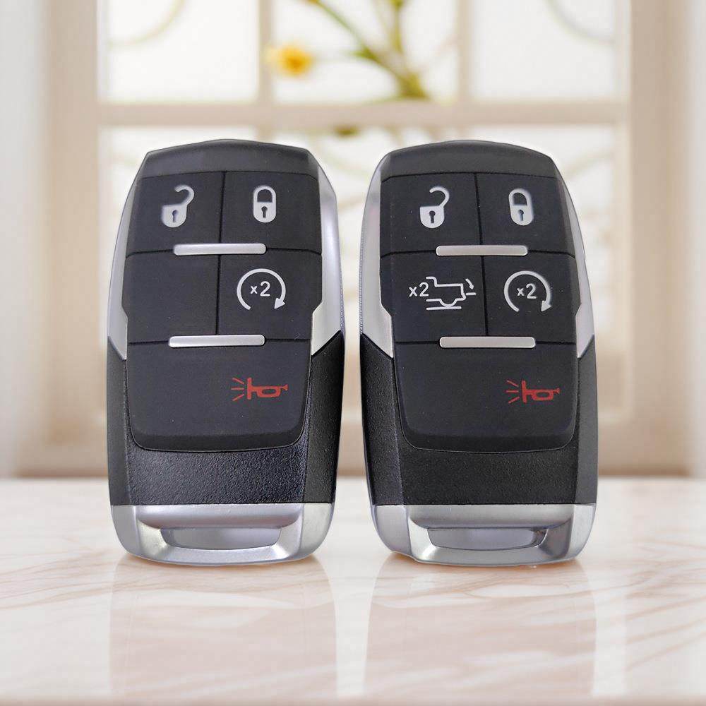 适用道奇RAM4键5键智能汽车钥匙遥控GQ4-76T兼容