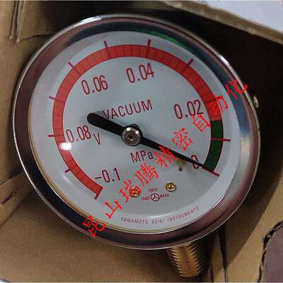 AVT-R1/4-60X-0.1MPa-0.015GR山本计器VACCUMGAUGE真空计
