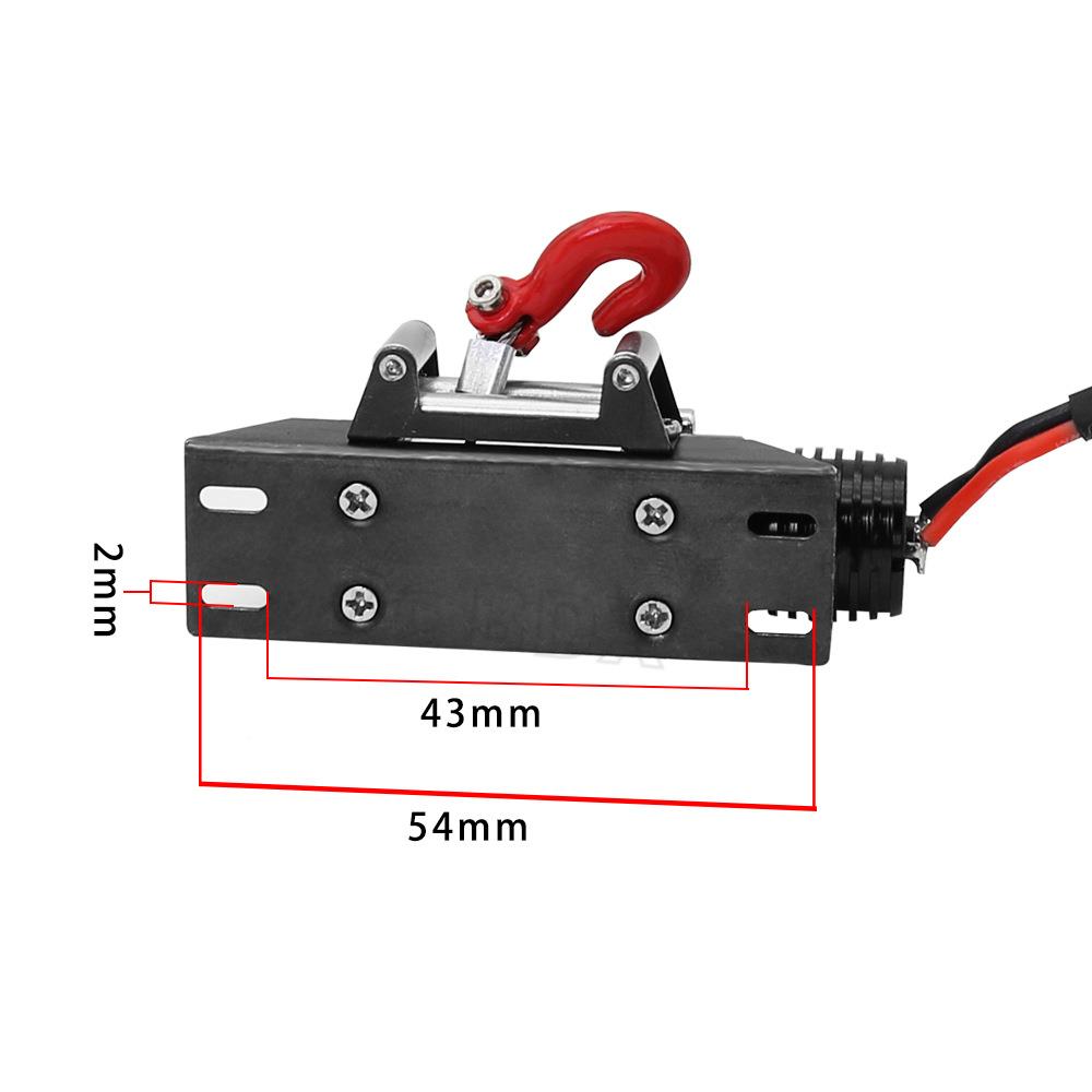 SCX车10攀爬车模型配件绞盘越野电动绞CA4299盘件仿真配攀爬绞盘