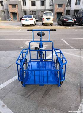 三轮力倒电人动代步车折叠脚蹬AL100184摆摊自行倒小型车骑驴接送