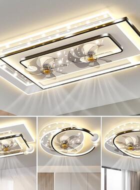 智能头摇吸风扇灯简约全屋套餐厅全光谐护眼顶卧室客语88384音餐