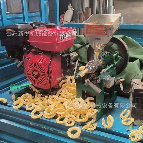 多功能膨化机五谷杂粮大米PKO油摆摊汽油玉柴自米动切断爆米花机