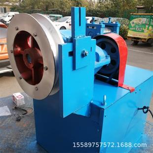 型碾壓機帶卷筒鋼筋穿模攆頭機 引模軋尖機