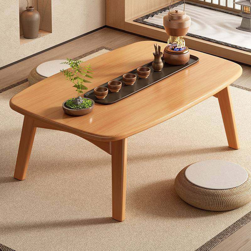 窗小桌子小茶几台家折叠炕桌用实木阳飘HBT日式窗台榻榻米矮茶台
