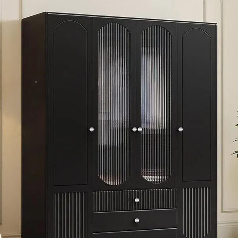 森益2302实纳木衣柜家用卧室现代简约组合法式复古新款收柜小户型