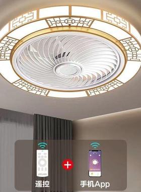 卧室吸顶灯风灯扇新中式书带扇风一体灯简约餐厅吊YDQ扇灯房新款