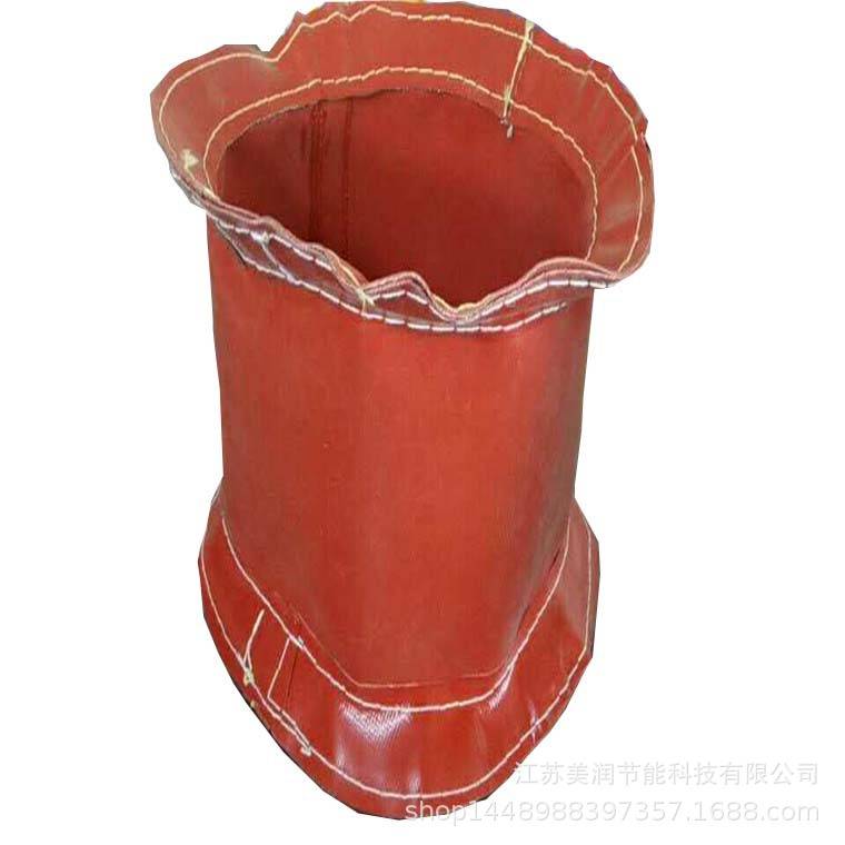 厂家直销天津 硅钛软管 红色双面型 耐化学腐蚀 风机与风管软连接