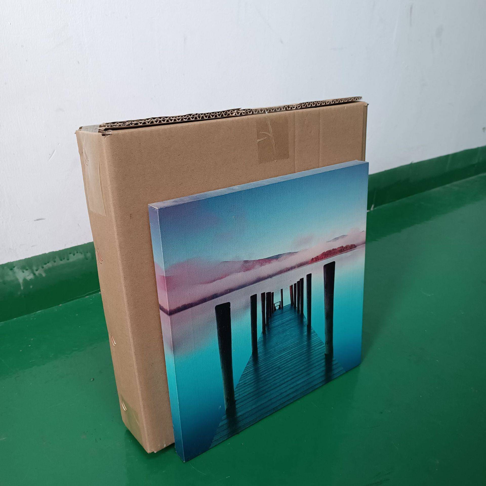 cm长方形装饰画打包纸箱结婚照相框素描画包装盒油画快递盒图片