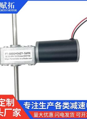 5840蜗轮蜗杆盆速电机钢减管电机双输出轴减速马箱KVK达猫砂电机