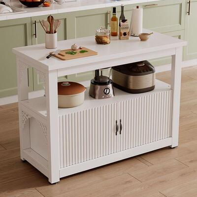 厨置BSI物菜架落地多层切菜桌靠房墙多功能储物柜家用厨切桌房备