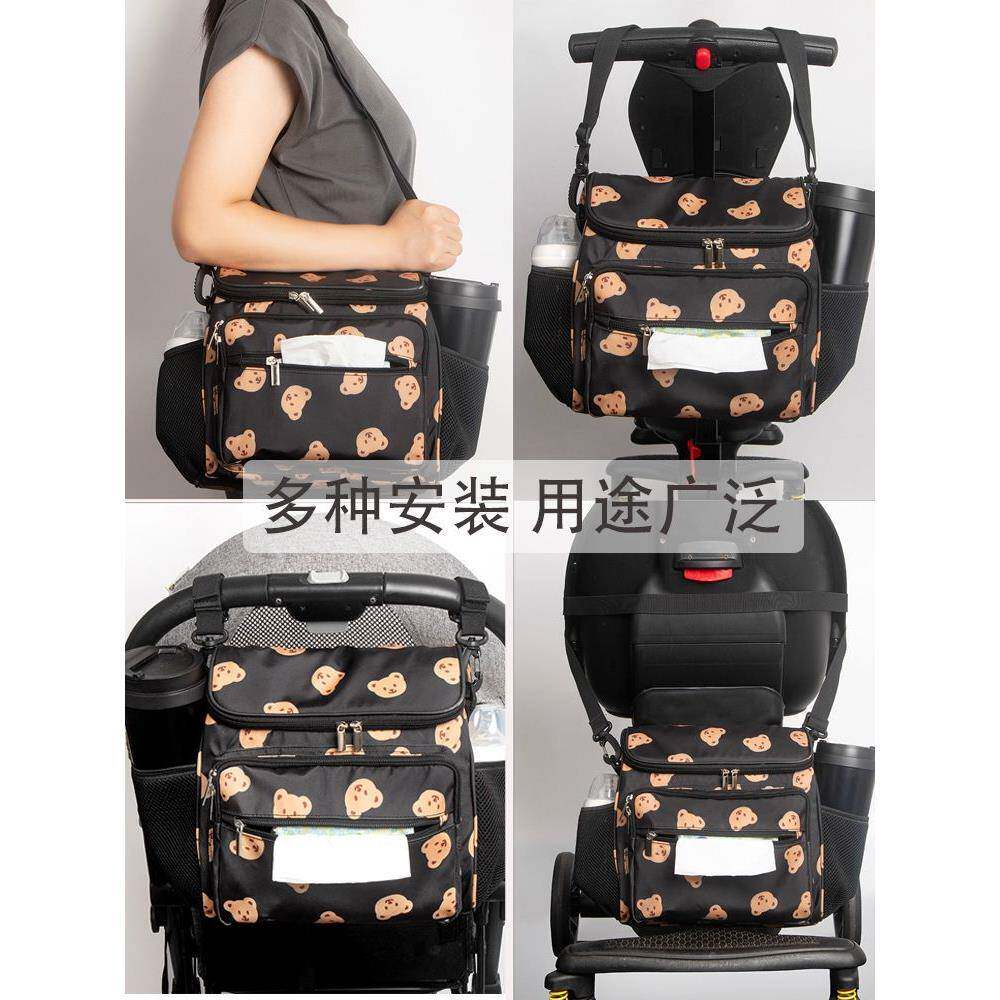 婴儿挂包多功能通用车伞车童收纳袋车大容量宝宝手RTF推车挂袋置