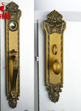 G12UCS223AR欧房式别墅门执手木锁室内门锁门锁双开实门锁