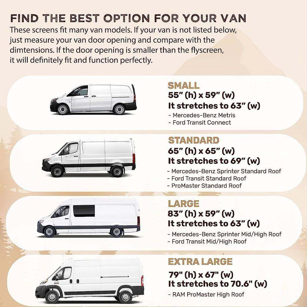 房车防蚊遮网房IZD尾车阳网房车中门防虫网露营车尾门网