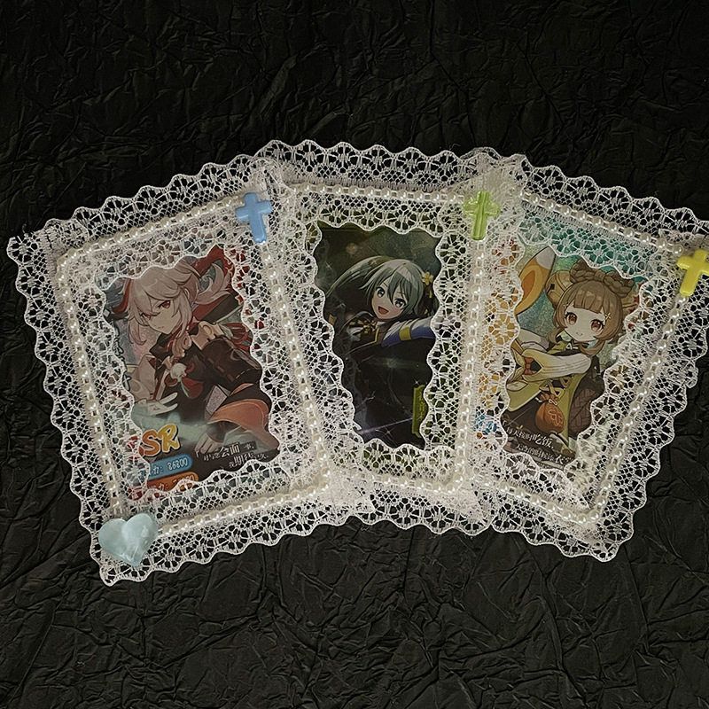 二次元动漫周边6.5cmx9cm小马宝莉卡片diy手工花边ins卡套