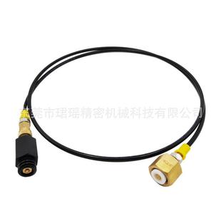 适配跨境升级Sodastream 二氧化碳大瓶过苏打气泡水机过气管带过