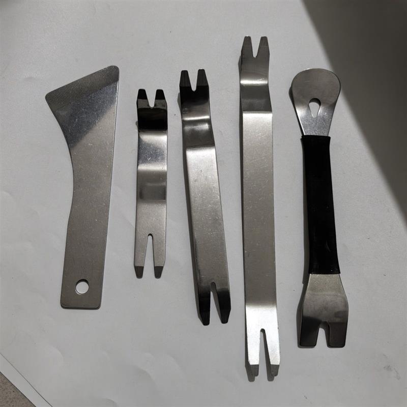 适配汽车汽修锰钢撬板拆卸汽车后视镜翘装导航音响门板内饰卡扣工