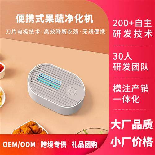 无线果蔬清洗净化器家用洗菜机食材净化器水果蔬便携洗菜消毒机,厨房电器,果蔬消毒清洗机,淘宝优惠券,粉丝福利购,淘宝优惠卷
