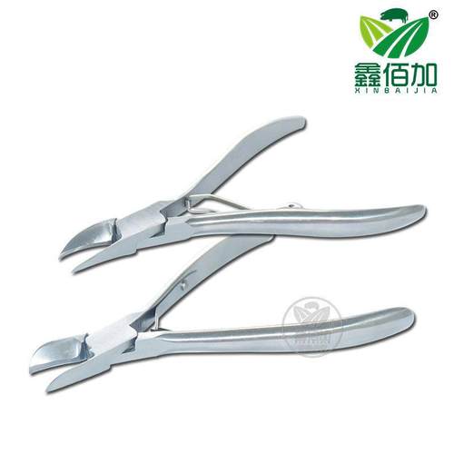 适配兽用剪牙钳 不锈钢仔猪断牙钳 弹片型断牙钳自动回弹仔猪兔羊